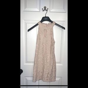 Tan Cream Sleeveless Speechless Womens Dress Size Small